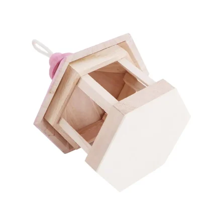 Hexagon House Shape Bird Feeder - Image 6